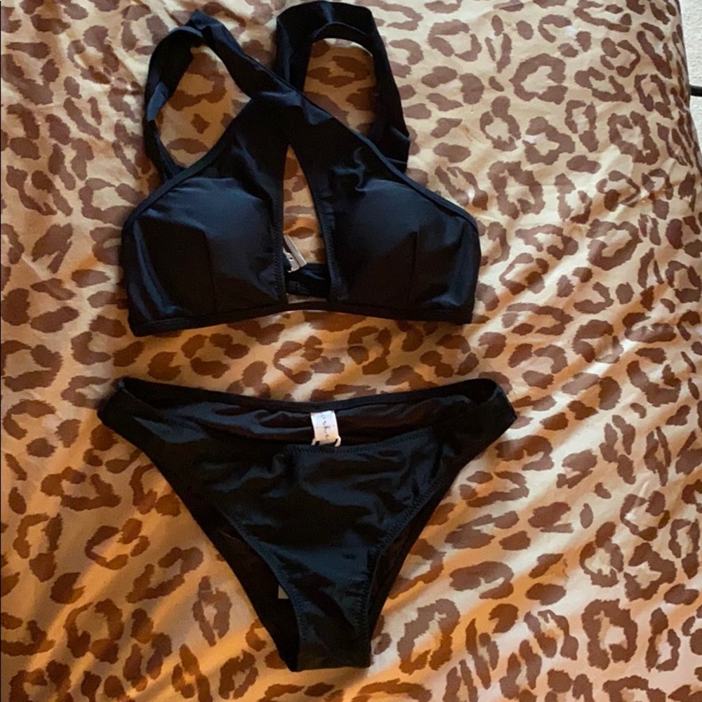 Cupshe Black Bikini NWT